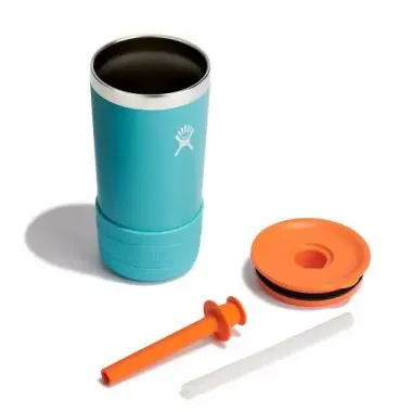 BÌNH NƯỚC GIỮ NHIỆT DÀNH CHO TRẺ HYDRO FLASK KIDS TUMBLER WITH STRAW AND BOOT ANEMONE 12 OZ – KT12PS