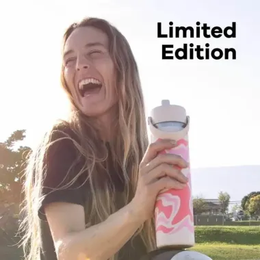 Bình giữ nhiệt Hydro Flask (Limited Edition) 24 OZ (710ml) Wide Flex Straw Cap Callie Pink – LE26-W24