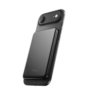 Sạc dự phòng THỂ RẮN mỏng nhất thế giới BMX (USA) SolidSafe™ Air Titanium 5K Qi2 Wireless Magnetic (Chứng chỉ CCC) – B3-05