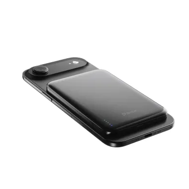 Sạc dự phòng THỂ RẮN mỏng nhất thế giới BMX (USA) SolidSafe™ Air Titanium 5K Qi2 Wireless Magnetic (Chứng chỉ CCC) – B3-05
