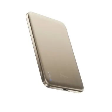 Sạc dự phòng THỂ RẮN mỏng nhất thế giới BMX (USA) SolidSafe™ Air Titanium 5K Qi2 Wireless Magnetic (Chứng chỉ CCC) – B3-05