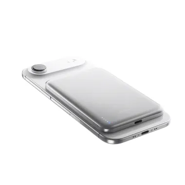 Sạc dự phòng THỂ RẮN mỏng nhất thế giới BMX (USA) SolidSafe™ Air Titanium 5K Qi2 Wireless Magnetic (Chứng chỉ CCC) – B3-05