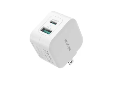 SẠC NHANH IPHONE|SMARTPHONE 20W INNOSTYLE MINIGO PRO III DUAL PD/QC3.0 – IC20-2PDWHI