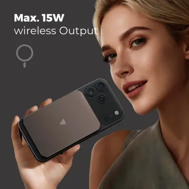 Pin dự phòng quyền lực POWERCUBE by MIPOW (USA) 3-in-1 Ultra-Slim MagSafe (10000mAh) – Chứng chỉ CCC (Tương thích Apple Watch/Airpods) – MX10