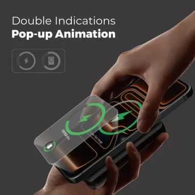 Pin dự phòng quyền lực POWERCUBE by MIPOW (USA) 3-in-1 Ultra-Slim MagSafe (10000mAh) – Chứng chỉ CCC (Tương thích Apple Watch/Airpods) – MX10