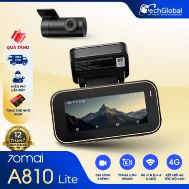 Camera hành trình 70mai 4K A810 Lite FULL