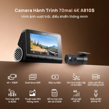 Camera hành trình 70Mai A810S
