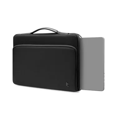 TÚI XÁCH CHỐNG SỐC TOMTOC (USA) UPGRADE VERSION DEFENDER PREMIUM BRIEFCASE FOR LAPTOP 14″ – A14D3