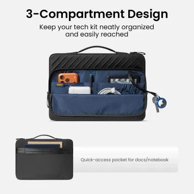 TÚI XÁCH CHỐNG SỐC TOMTOC (USA) VOYAGE-A24 LAPTOP/MACBOOK – A24