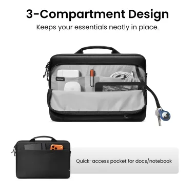 TÚI XÁCH CHỐNG SỐC TOMTOC (USA) ESSENCE-A34 LAPTOP/MACBOOK – A34