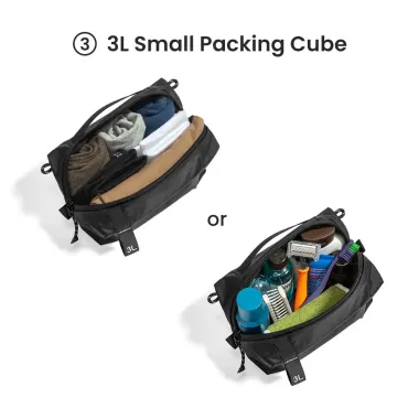 Combo 3 túi đựng hành lý/phụ kiện Tomtoc (USA) Light-T02 Packing Cube Set – T02