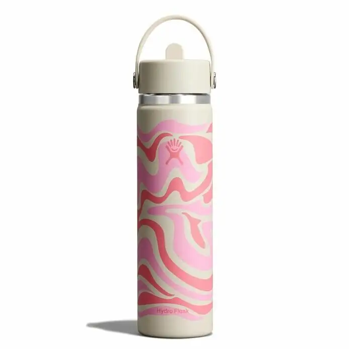 Bình giữ nhiệt Hydro Flask (Limited Edition) 24 OZ (710ml) Wide Flex Straw Cap Callie Pink – LE26-W24