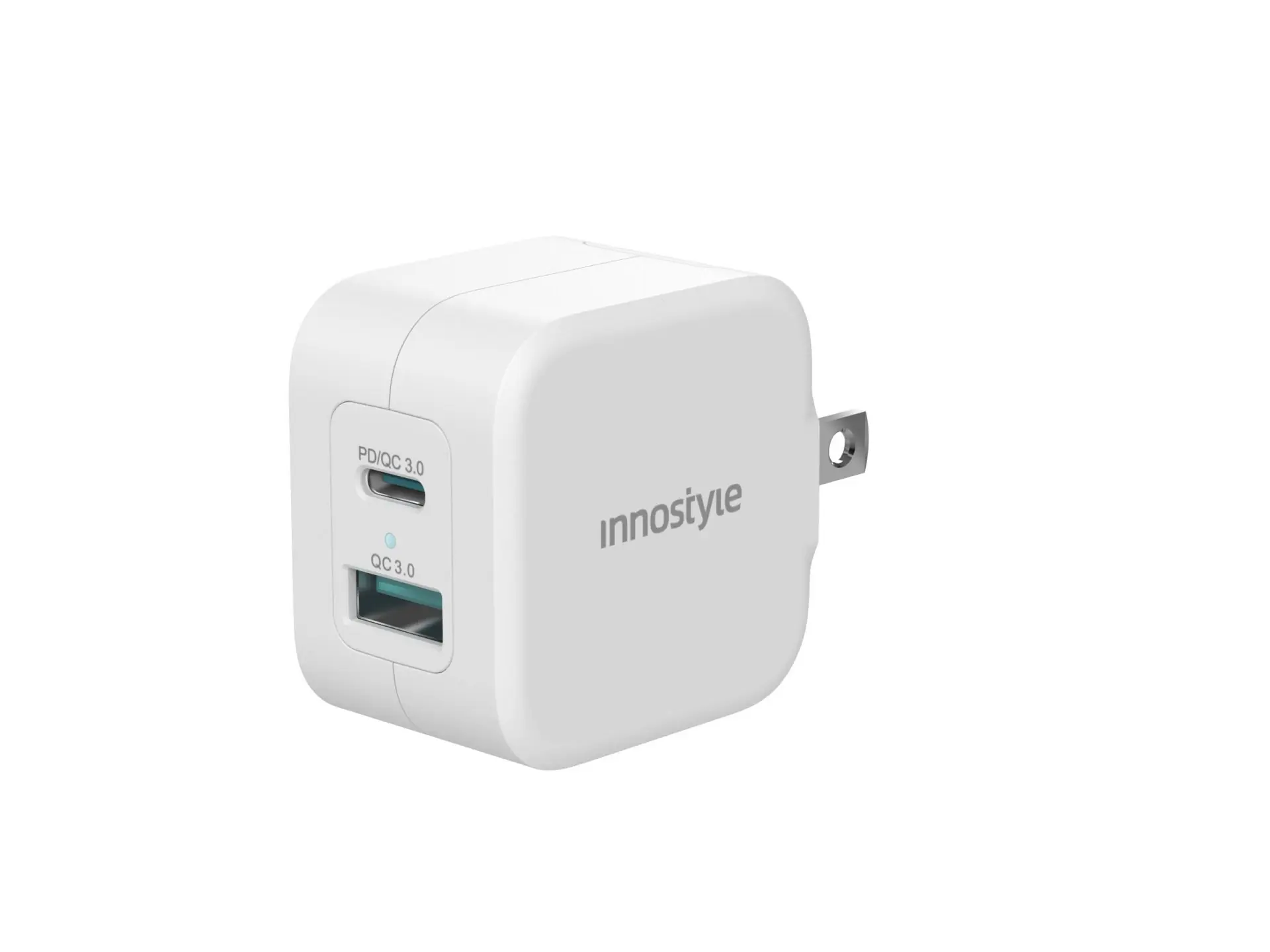 SẠC NHANH IPHONE|SMARTPHONE 20W INNOSTYLE MINIGO PRO III DUAL PD/QC3.0 – IC20-2PDWHI