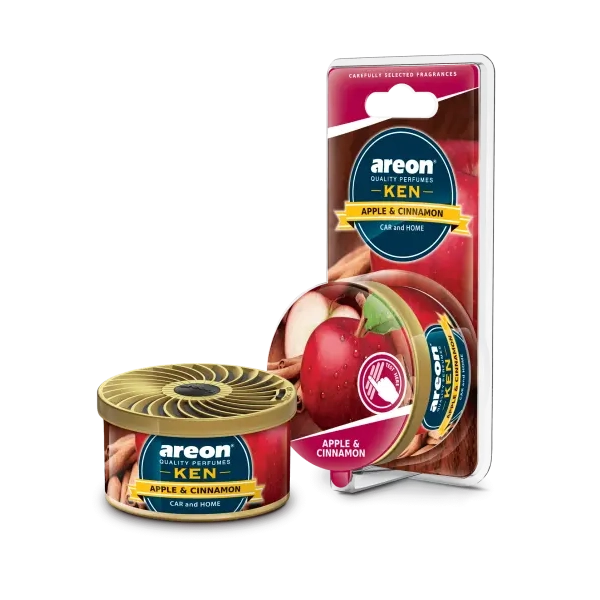 Sáp thơm ô tô Areon Ken Apple & Cinnamon – Hương táo quế